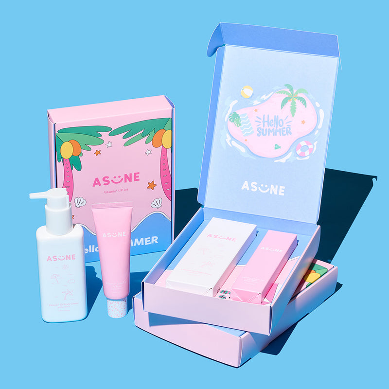 ASUNE Vitamin' UV Set ビーチタオル付き 早い者勝ち アスネ asune Vitamin' UV Set ビーチタオル付き