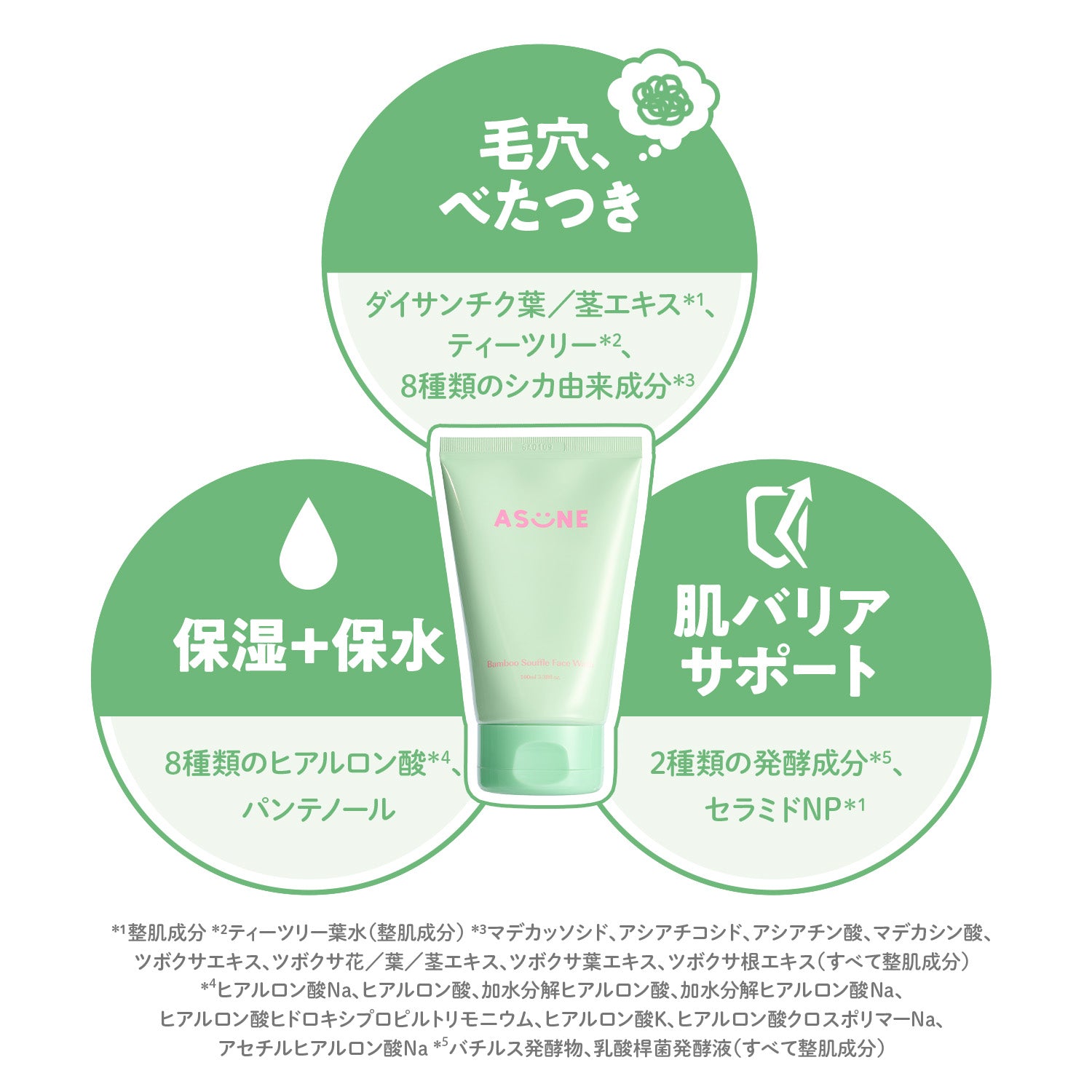 公式】Bamboo Souffle Face Wash | バンブースフレフェイスウォッシュ